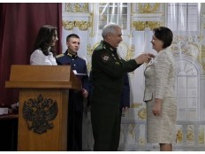 Визит генерал-полковника В. П. Горемыкина в школу