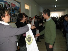 Награждение победителей школьных олимпиад