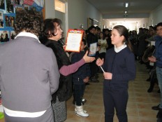 Награждение победителей школьных олимпиад