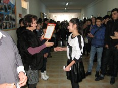 Награждение победителей школьных олимпиад