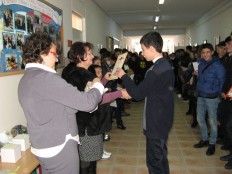 Награждение победителей школьных олимпиад