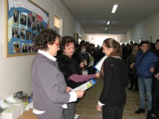 Награждение победителей школьных олимпиад