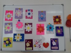 Выставка творческих работ учащиеся 1-ых и 2-ых классов