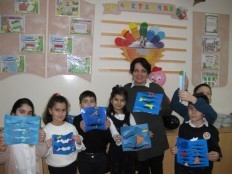 Выставка творческих работ учащиеся 1-ых и 2-ых классов