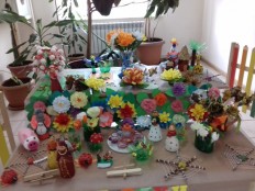 Весенняя выставка творческих работ учащихся ГПД