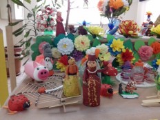 Весенняя выставка творческих работ учащихся ГПД