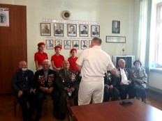 Юнармейцы в Совете ветеранов