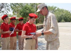 Юнармейцы школы в Международных Армейских играх