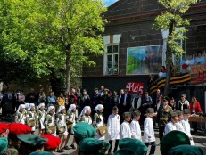 Парад юных гвардейцев ко Дню Победы