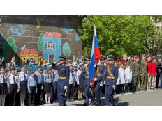 Парад юных гвардейцев ко Дню Победы