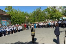 Парад юных гвардейцев ко Дню Победы